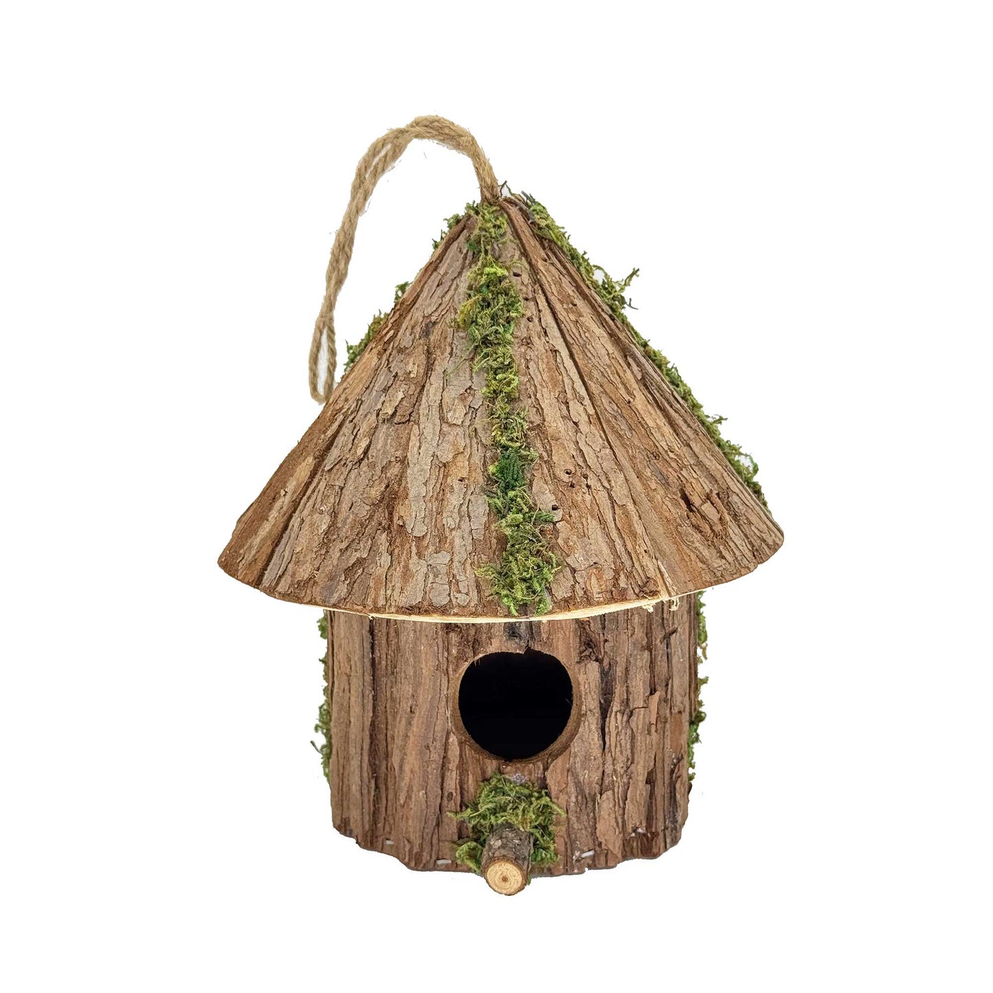Woodland Bark Hut Bird House