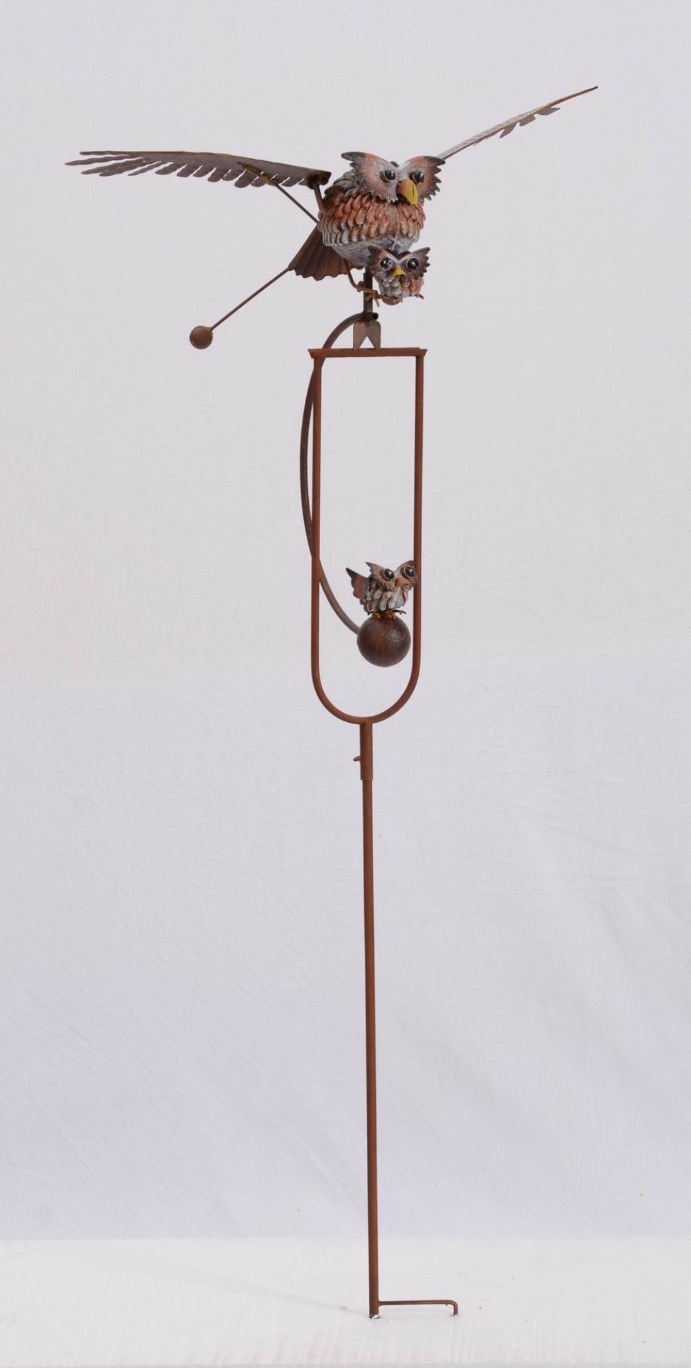 Rocking Owls Garden Stake