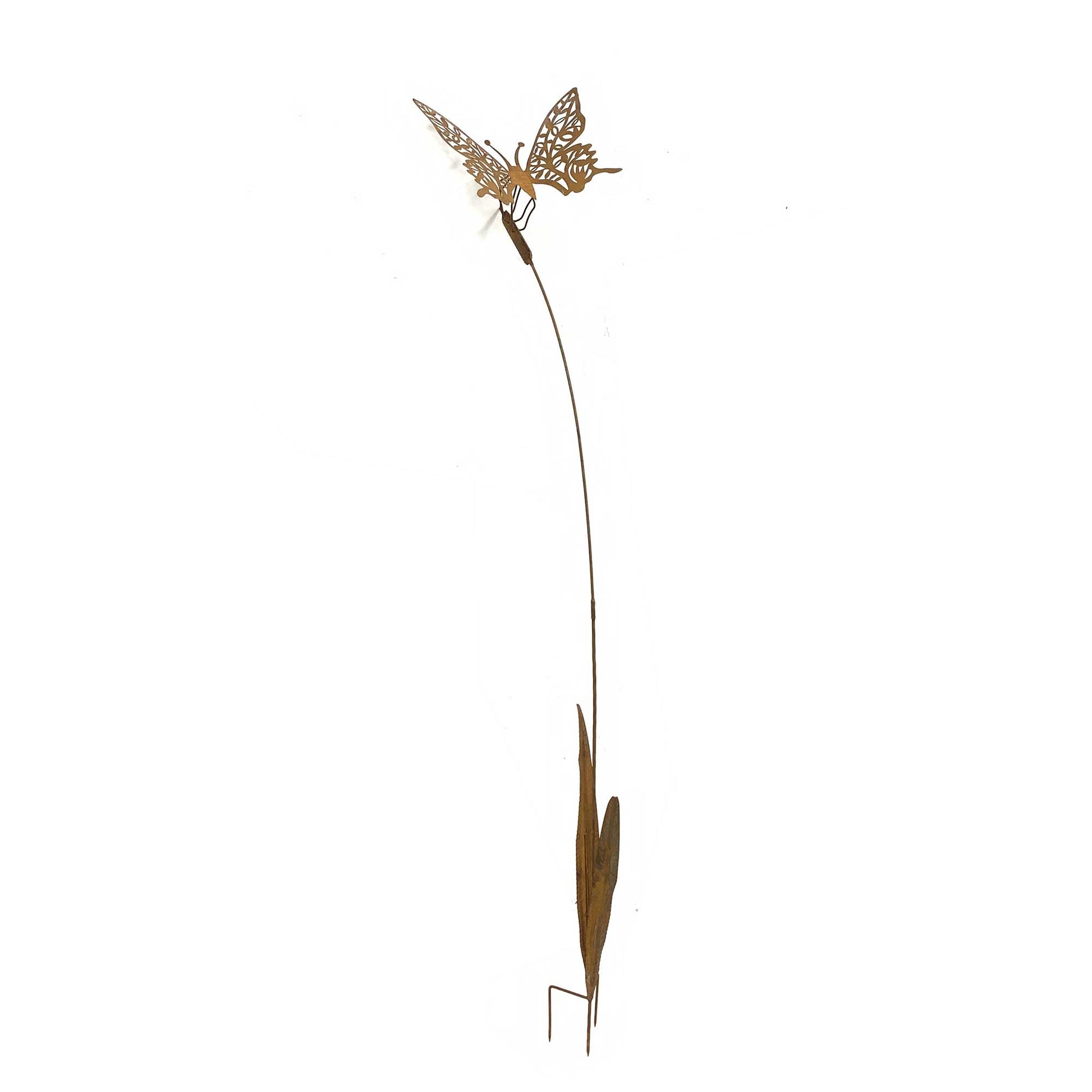 Rustic Dragonfly Garden Stake
