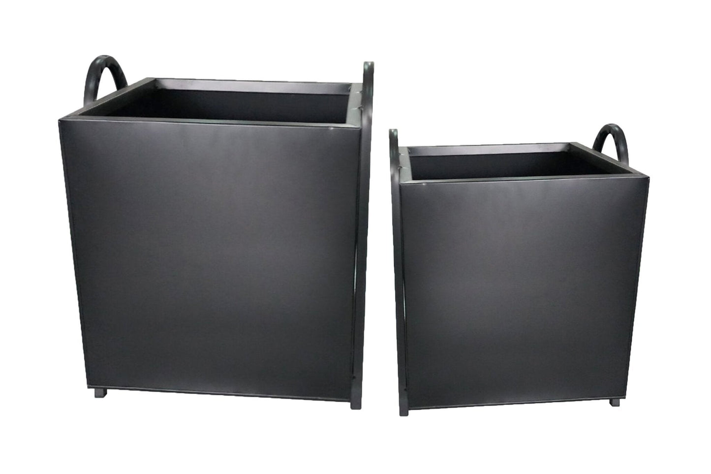 Matte Black Square Planter