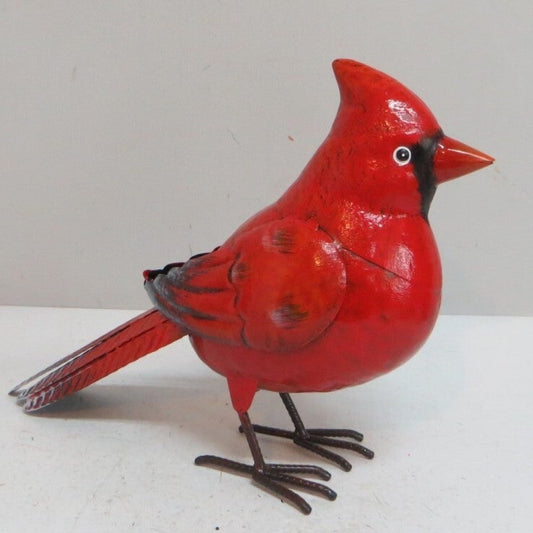 Metal Cardinal Figurine