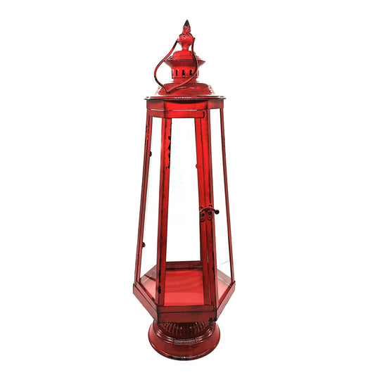 Lighthouse Shape With Handle On A Pedestal Lantern