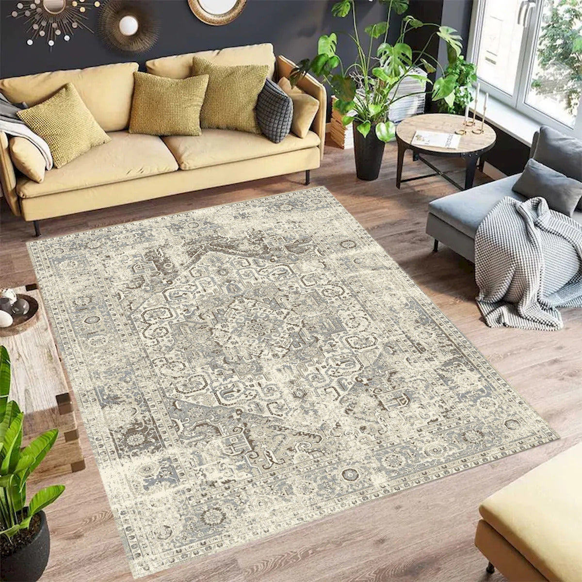 Heirloom Transitional Beige Rug