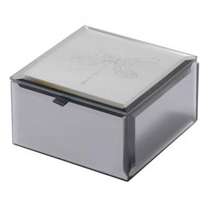 Etched Dragonfly Top Jewellery Box