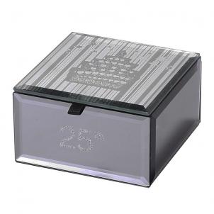 Etched 25Th With Etched Cake Top Jewellery Box