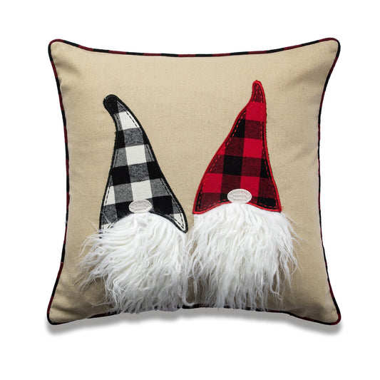 Gnomes With Feather Down Insert Pillow