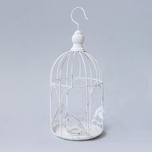 Bird Cage Hanging Tealight Candle Holder