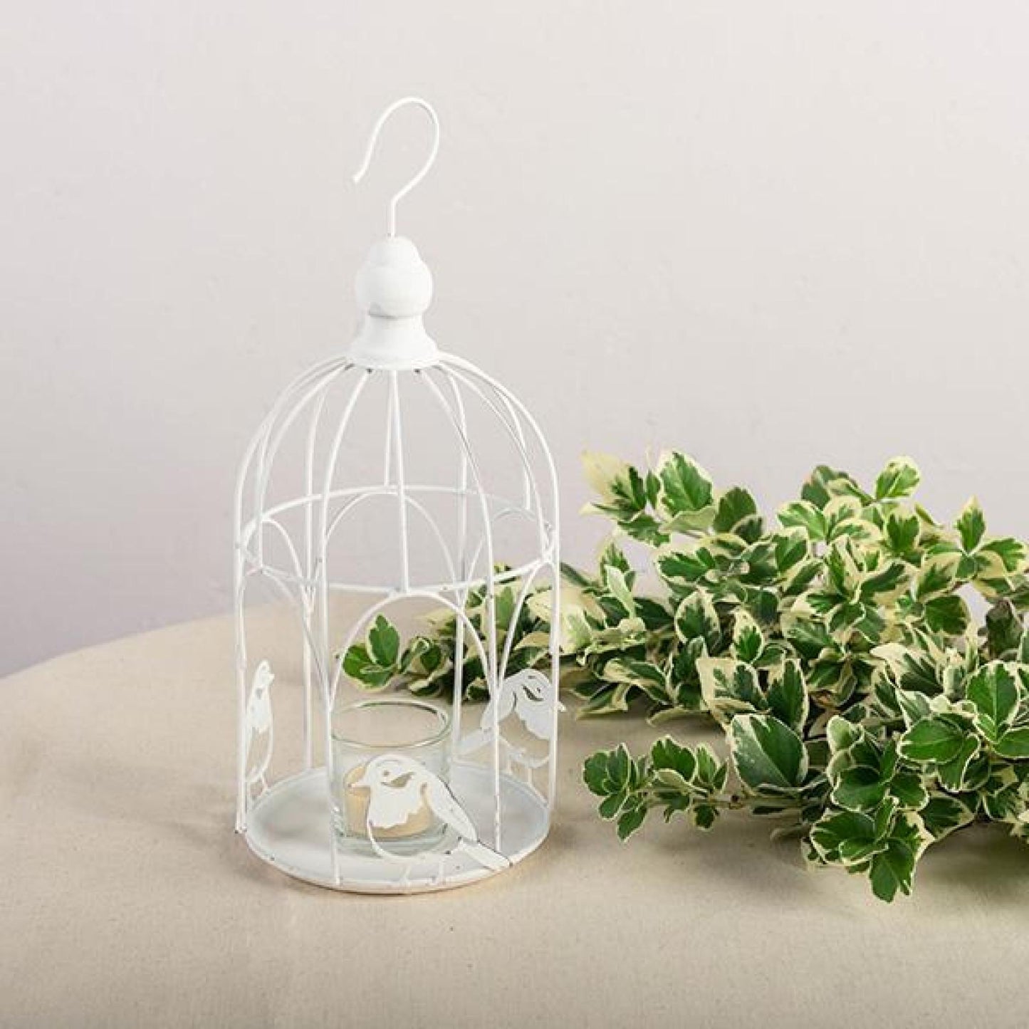 Bird Cage Hanging Tealight Candle Holder