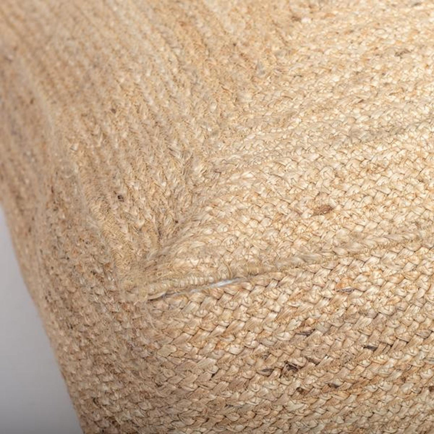 Jute Pouf Pillow