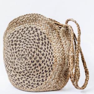 Round Jute Tote Bag