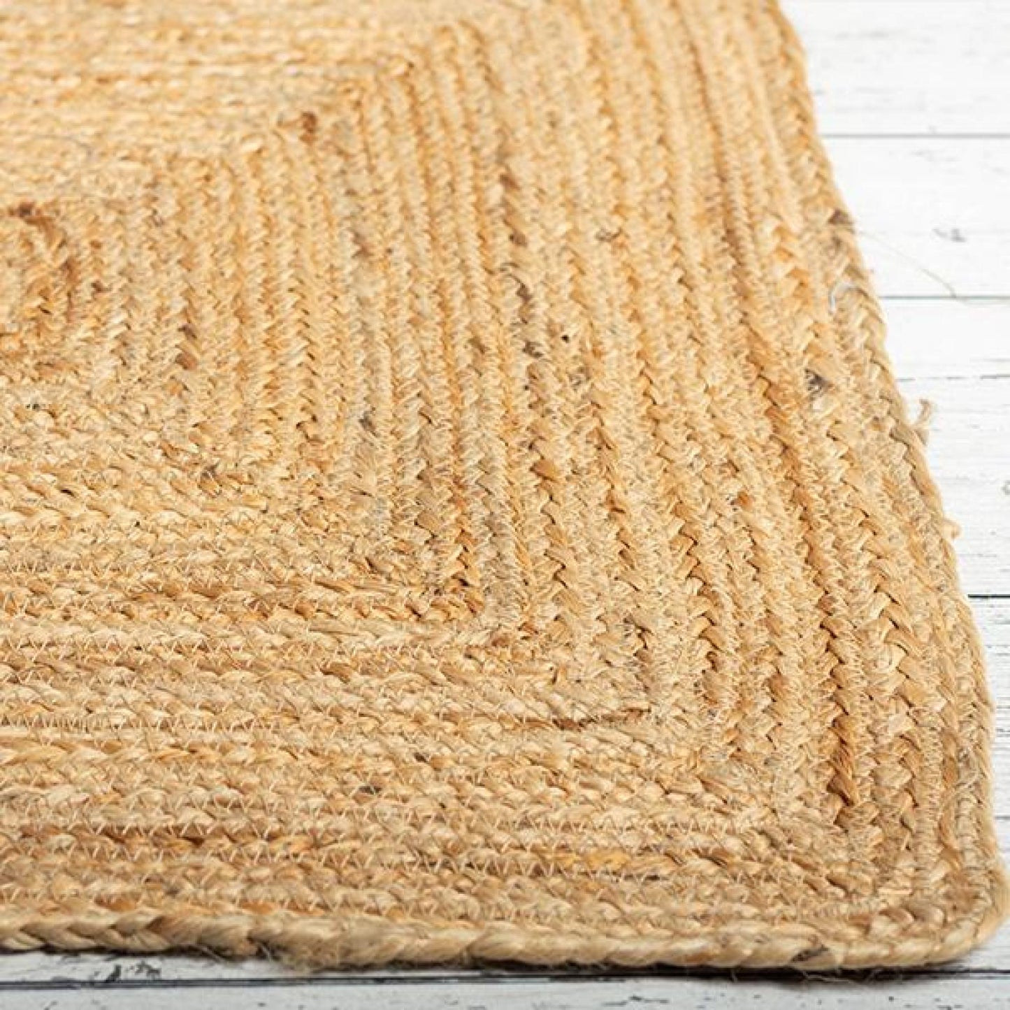 Braided Jute Rectangular Rug