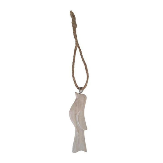 Hanging Wooden Bird Ornament