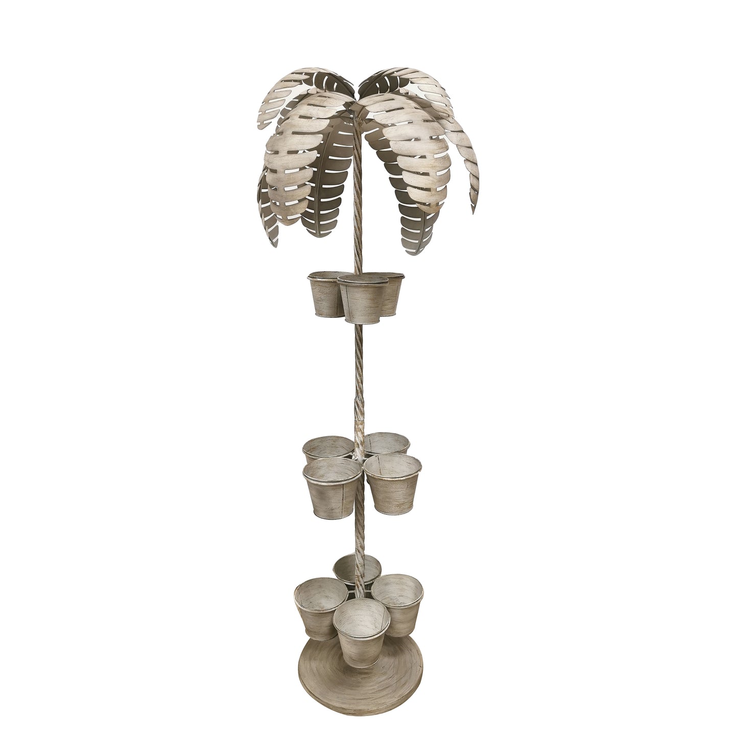 Palm Tree With 11 Flower Pots Plant Stand