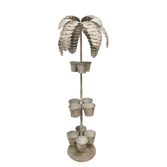Palm Tree With 11 Flower Pots Plant Stand