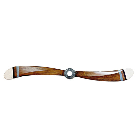 Ww2 Look Wooden Biplane Propeller Wall Decor