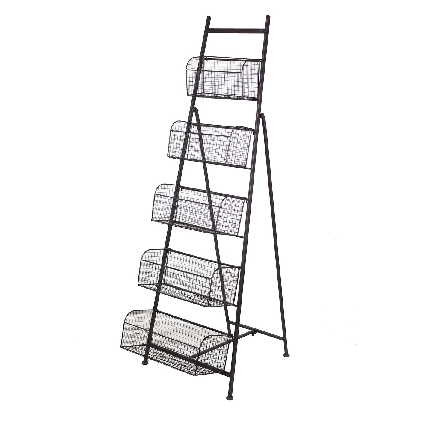 Organizer Stand With 5 Baskets Rack