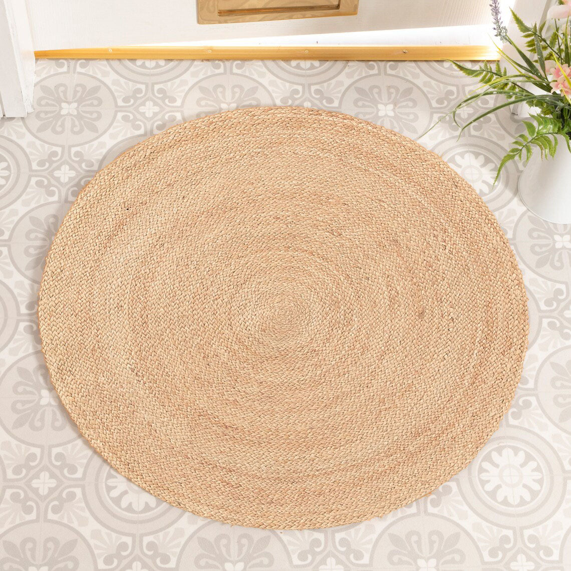 Juto Rounds Braided Jute Rug