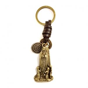 Antique Finish Fatima Key Chain