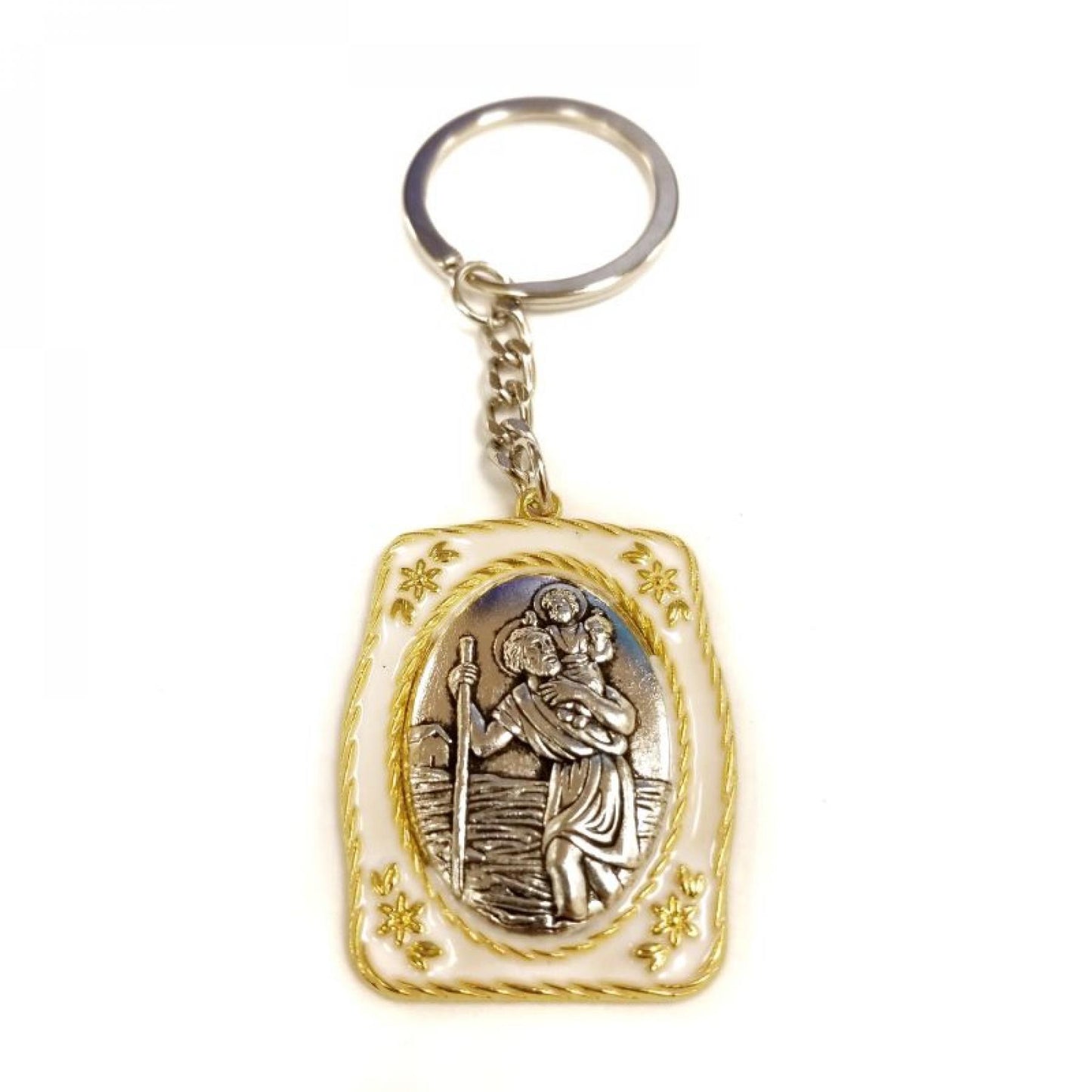 Saint Columbus Key Chain