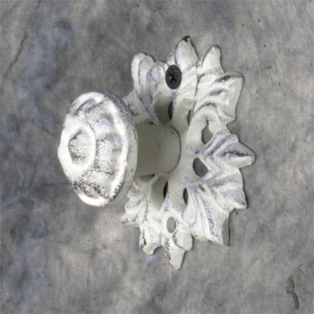 Rustic Cream Cast Iron Drawer/Dresser/Cabinet Knob