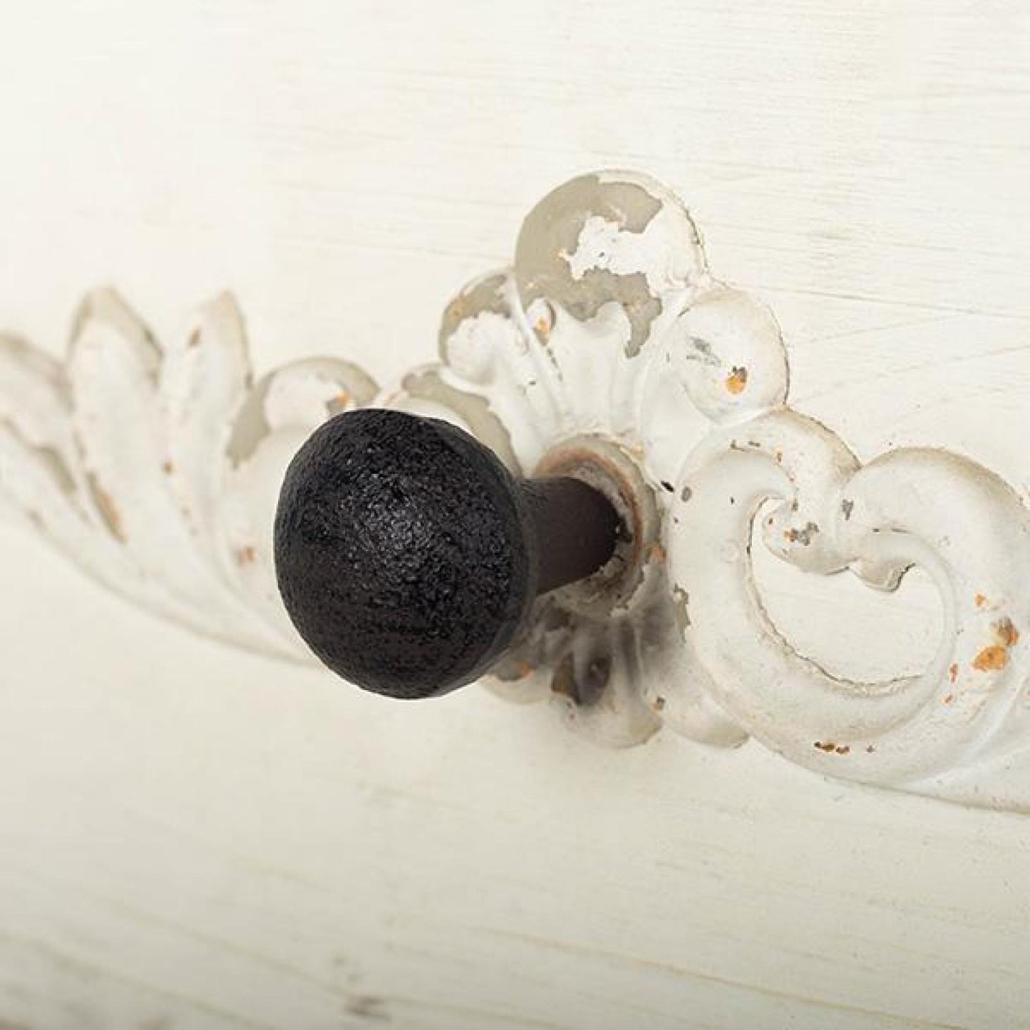 Dark Brown Cast Iron Drawer Knob