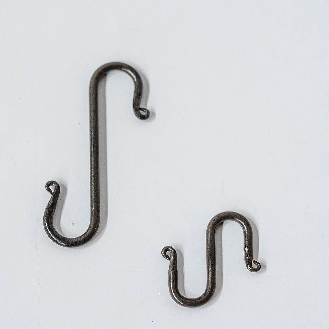 Set Of 2 Two-Way Cast Iron Hooks