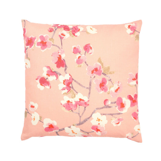 Kyoto Cherry Blossoms With Polyester Insert Pillow