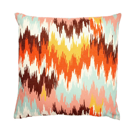 Sunset Flames With Polyester Insert Pillow