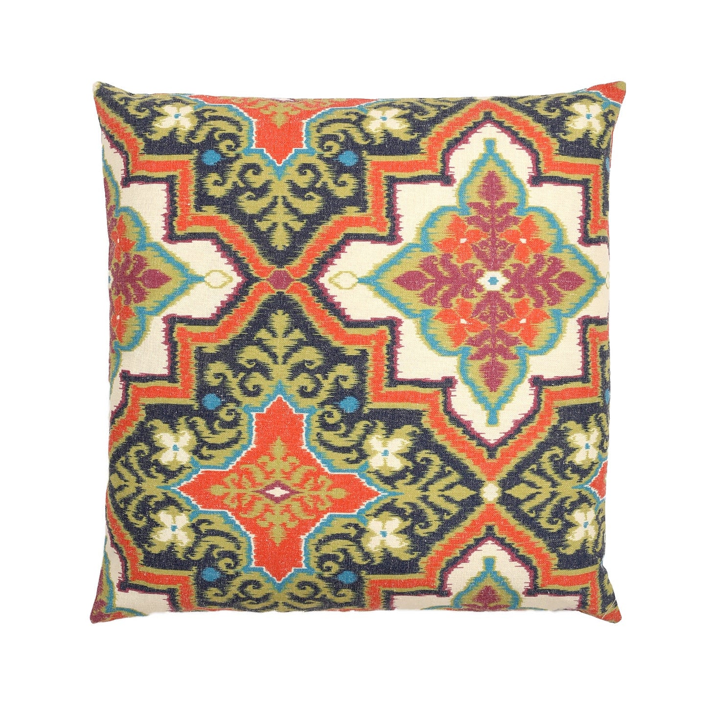 Multi Color Pattern With Polyester Insert Pillow