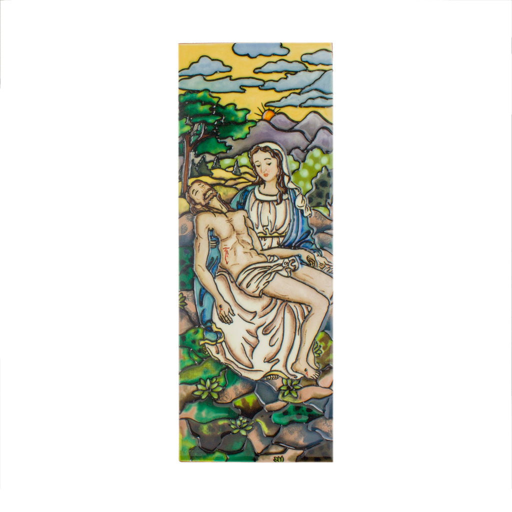 Stained Glass Look- Mary Holding Jesus Wall Decor