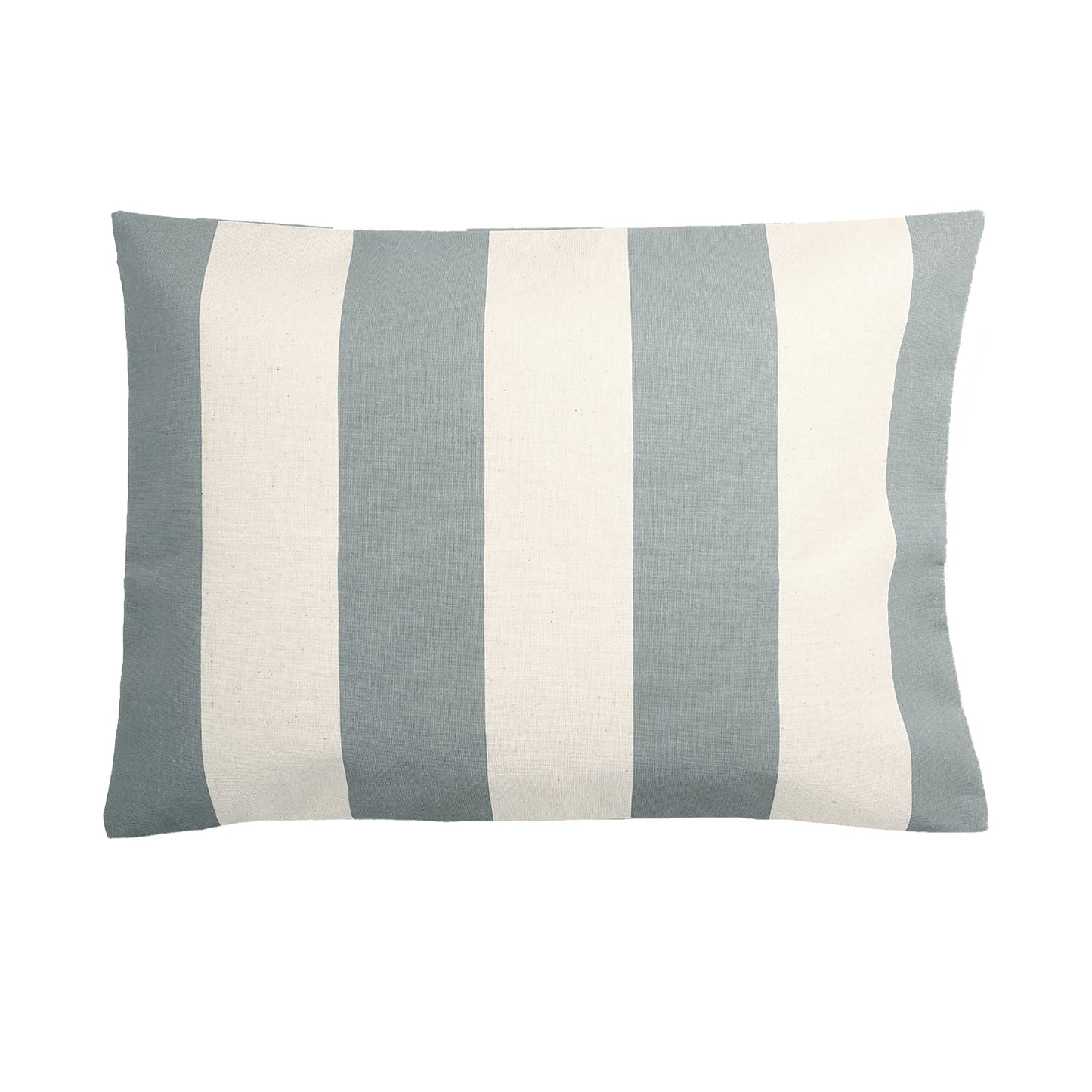 Gray And White Stripes With Polyester Insert Pillow