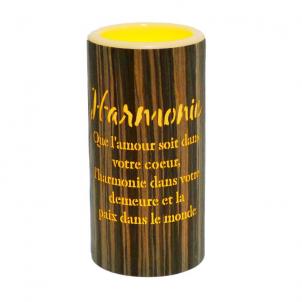 Led With French Text- Harmonie Candle