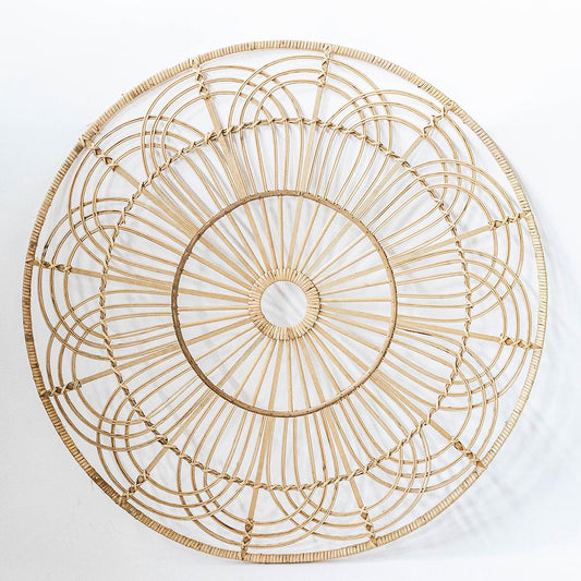 Round Flower Pattern Wall Decor