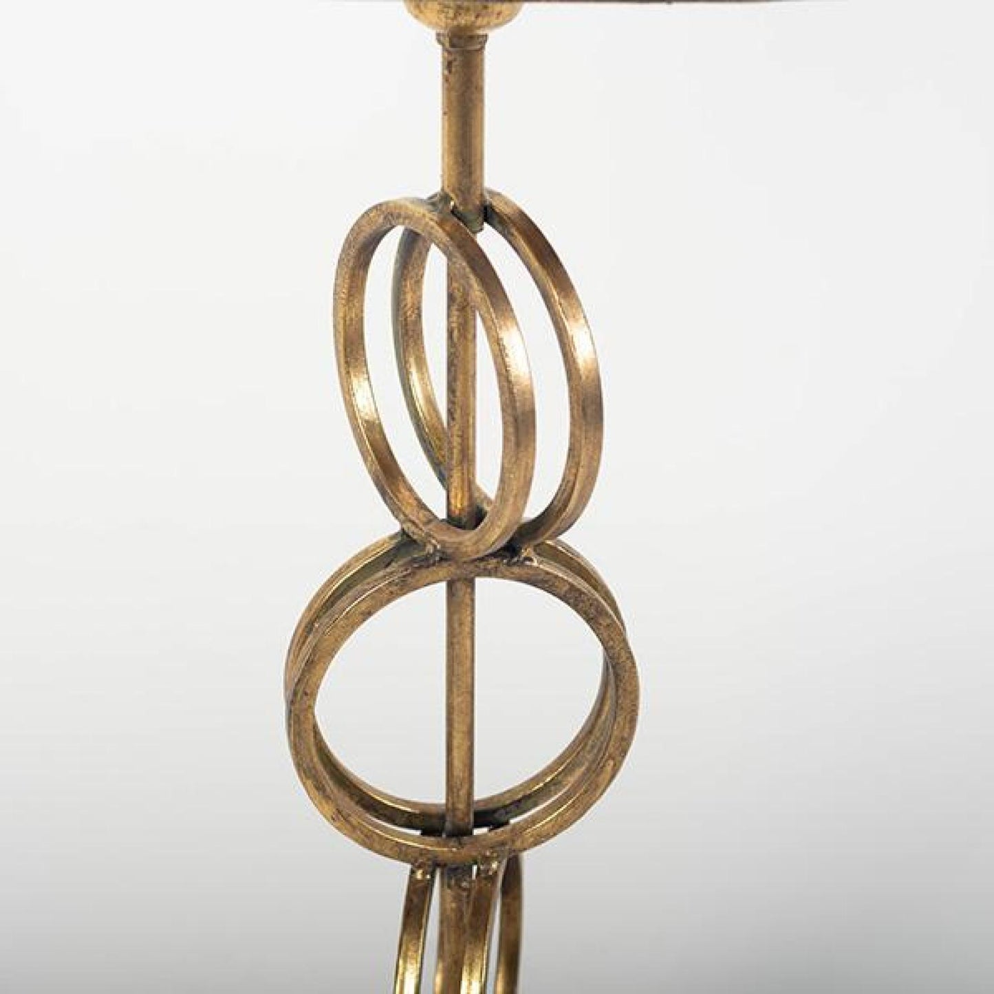 Antique Gold And Black Table Lamp