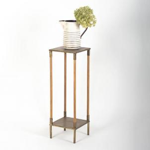 Metal And Wooden Stand