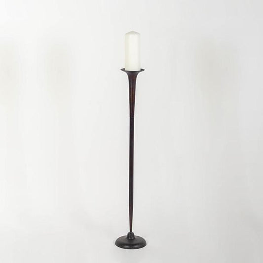 Metal Floor Style Pillar Candle Holder