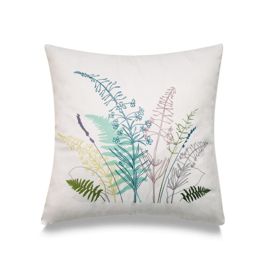 Meadow Leaves With Polyester Insert Pillow