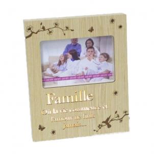 French Text Famille Photo Frame