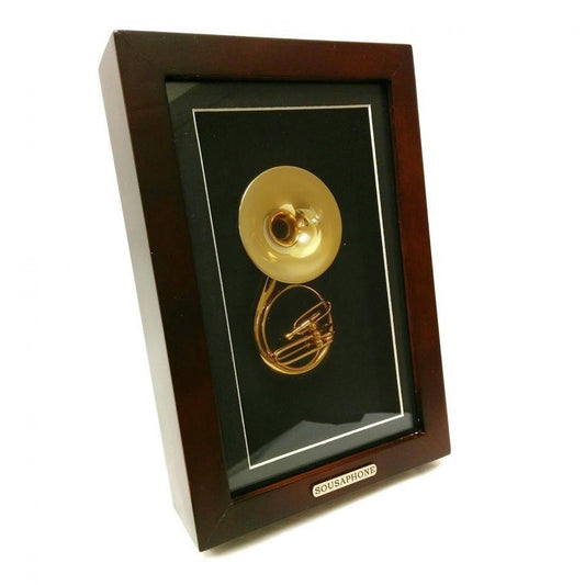 Mini Sousaphone In A Frame Wall Decor