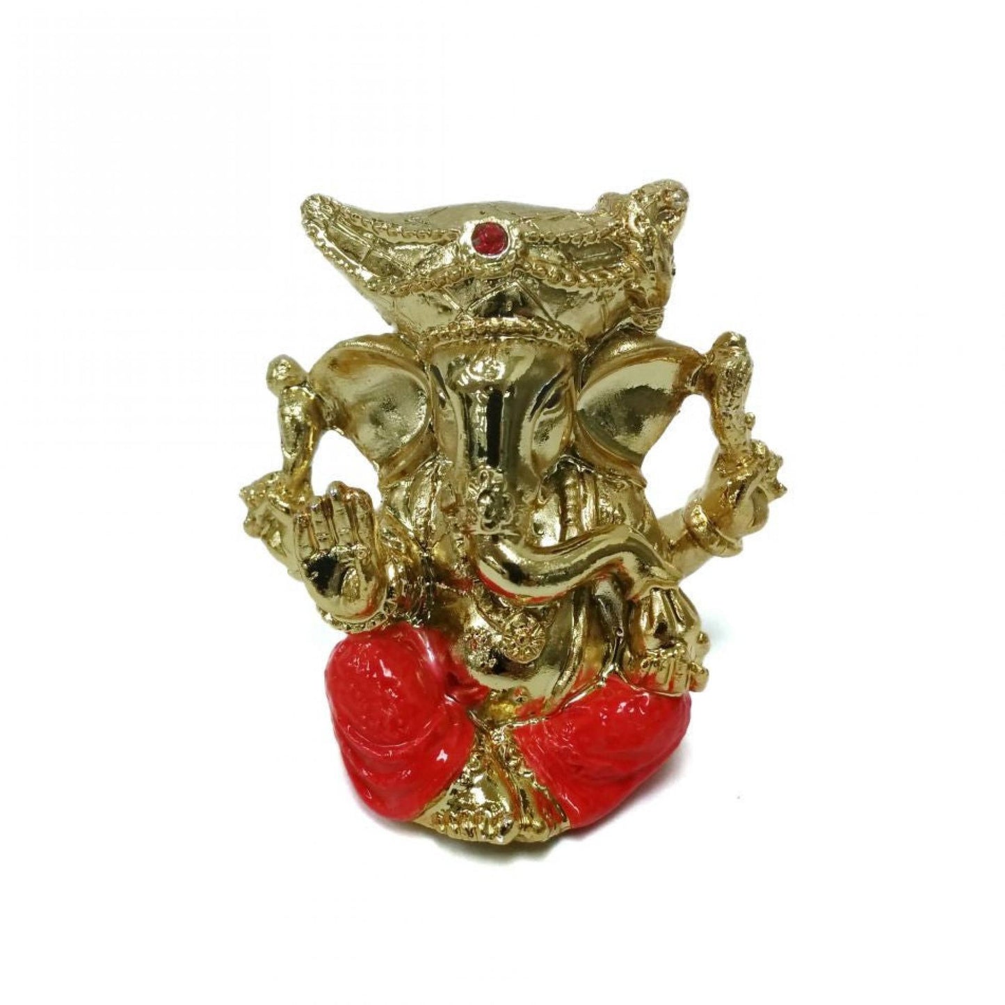 Ganesh In Gold Finish Figurine