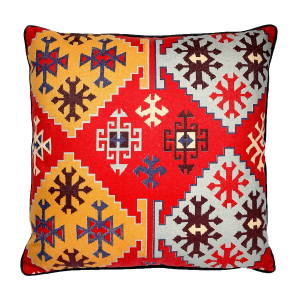 Diamond I Kat Patterns With Polyester Insert Throw Pillow