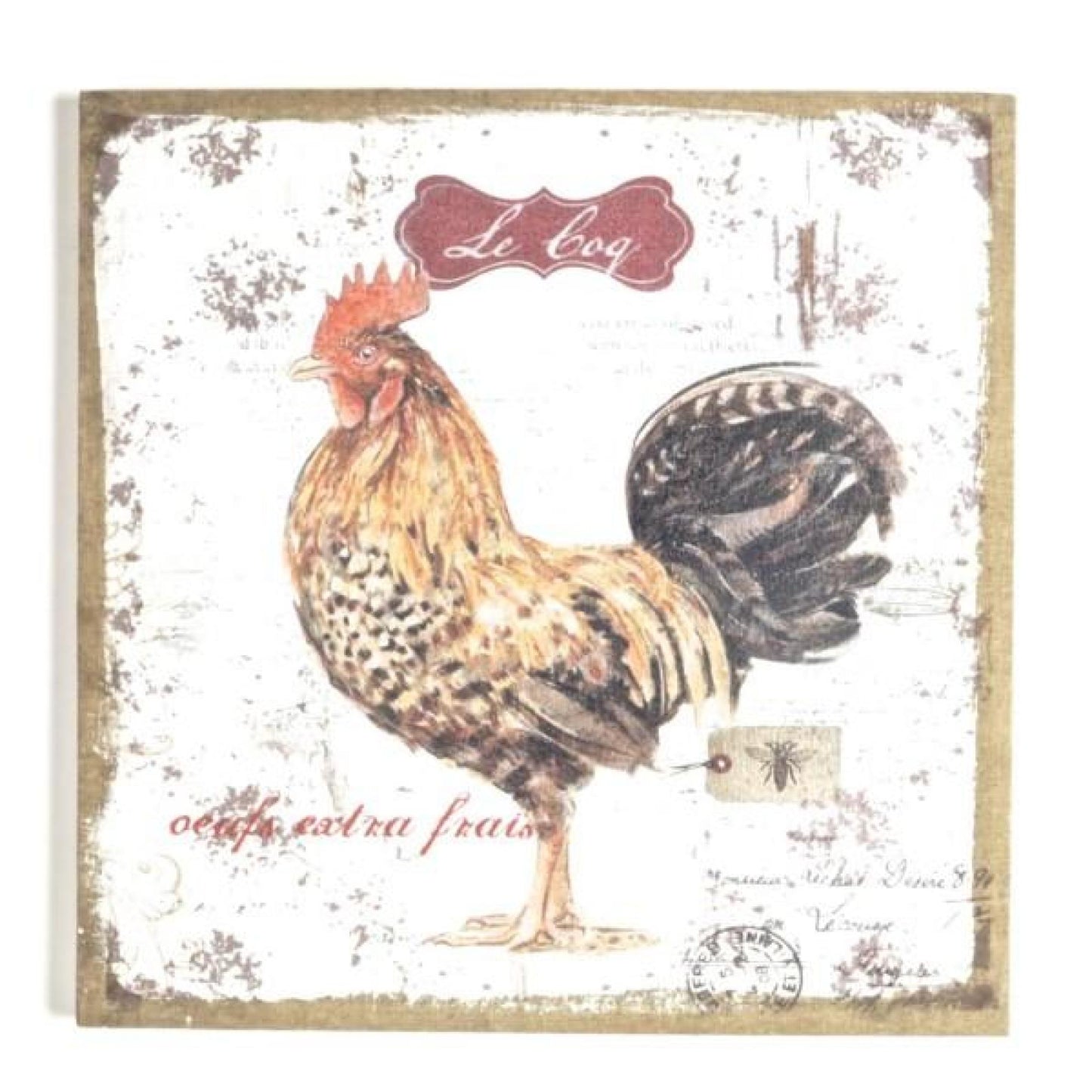 Rooster Print- Le Coq Wall Decor