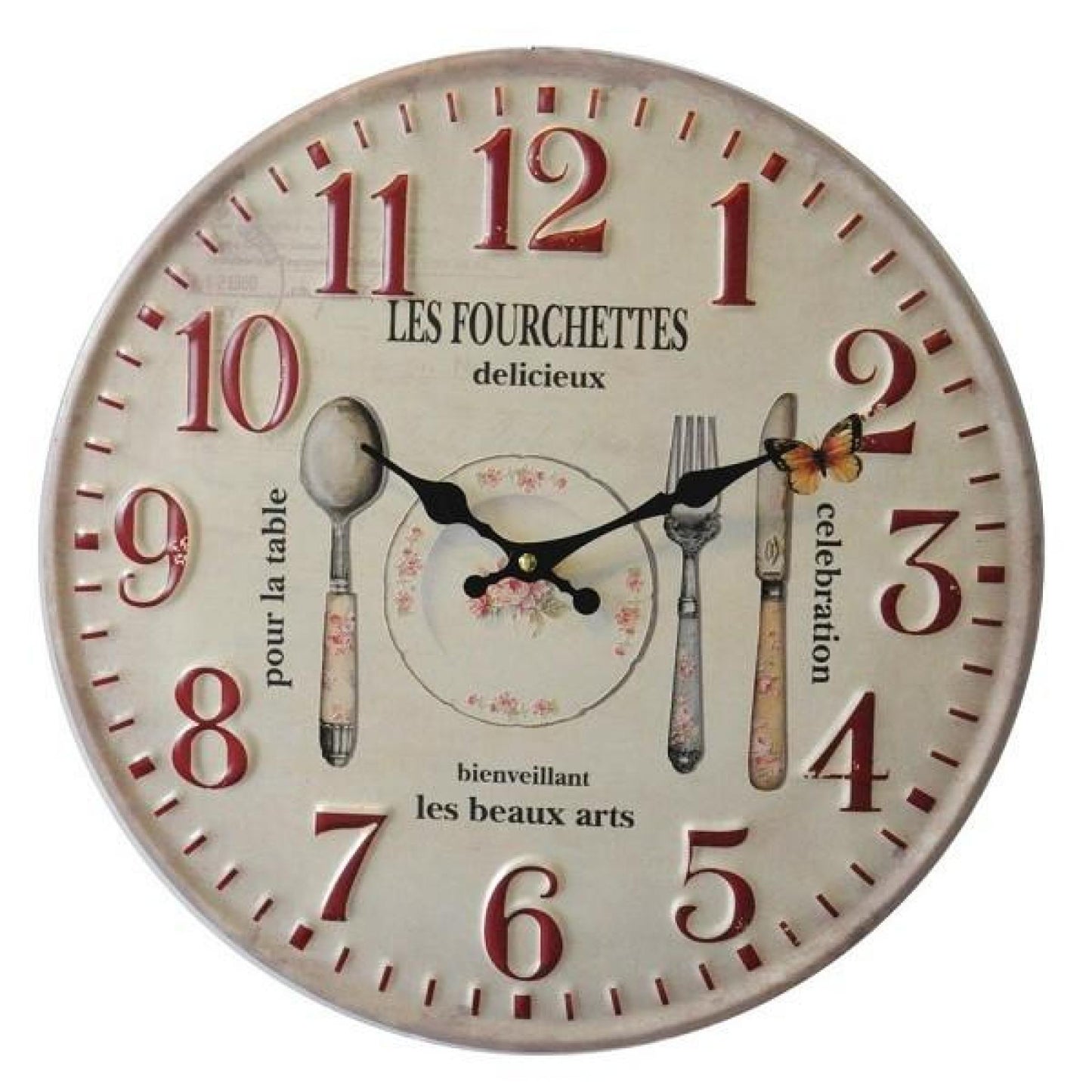 Celebration Cutlery Pictures Wall Clock