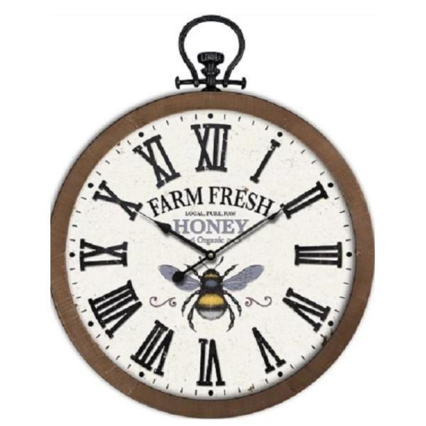 Farm Fresh Honey Wall Clock