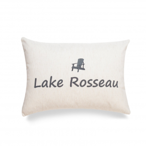 Lake Rosseau With Feather Down Insert Pillow