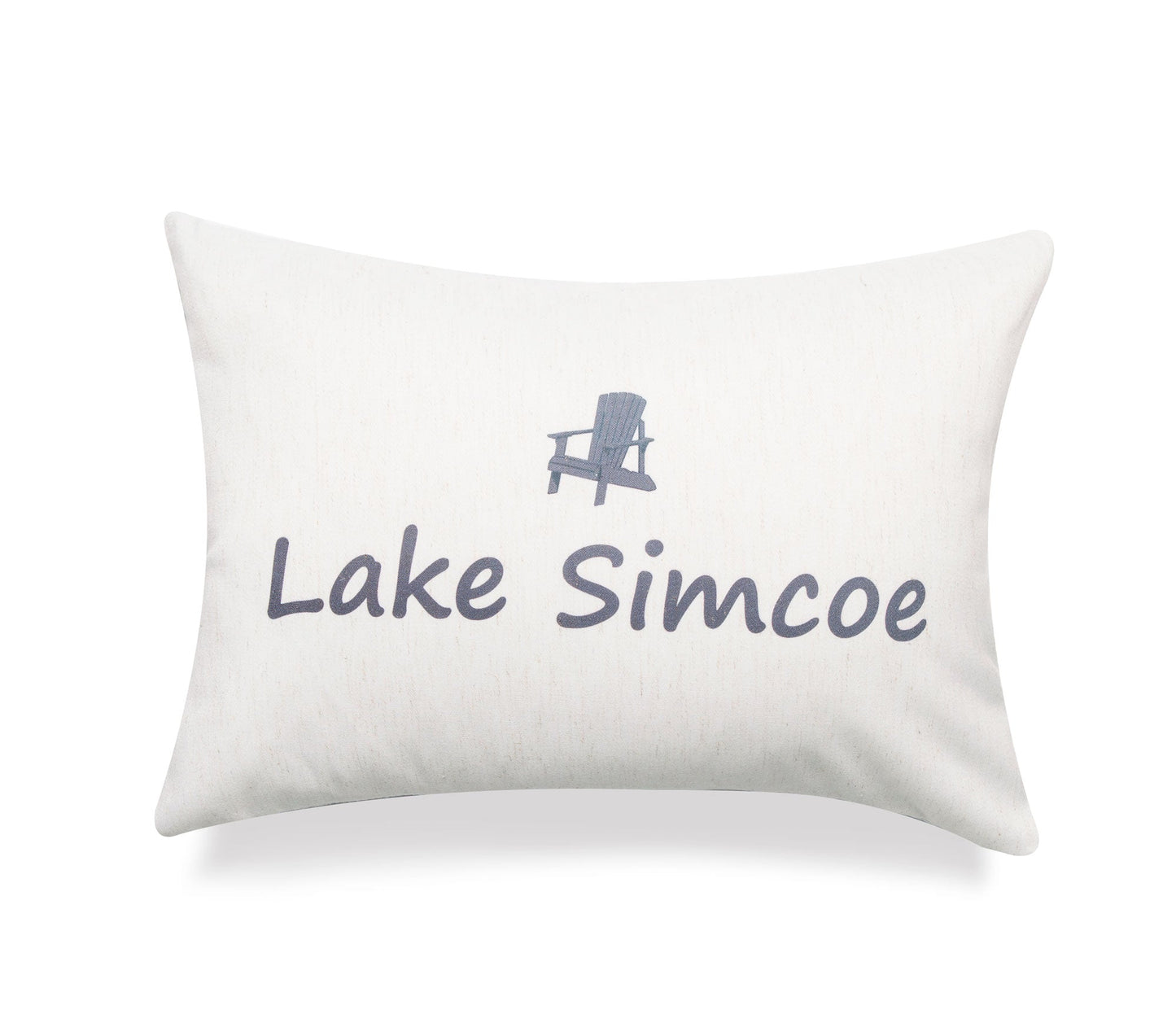 Lake Simcoe With Feather Down Insert Pillow