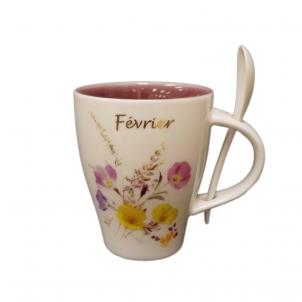 Fevrier Primevère   Mug And Spoon