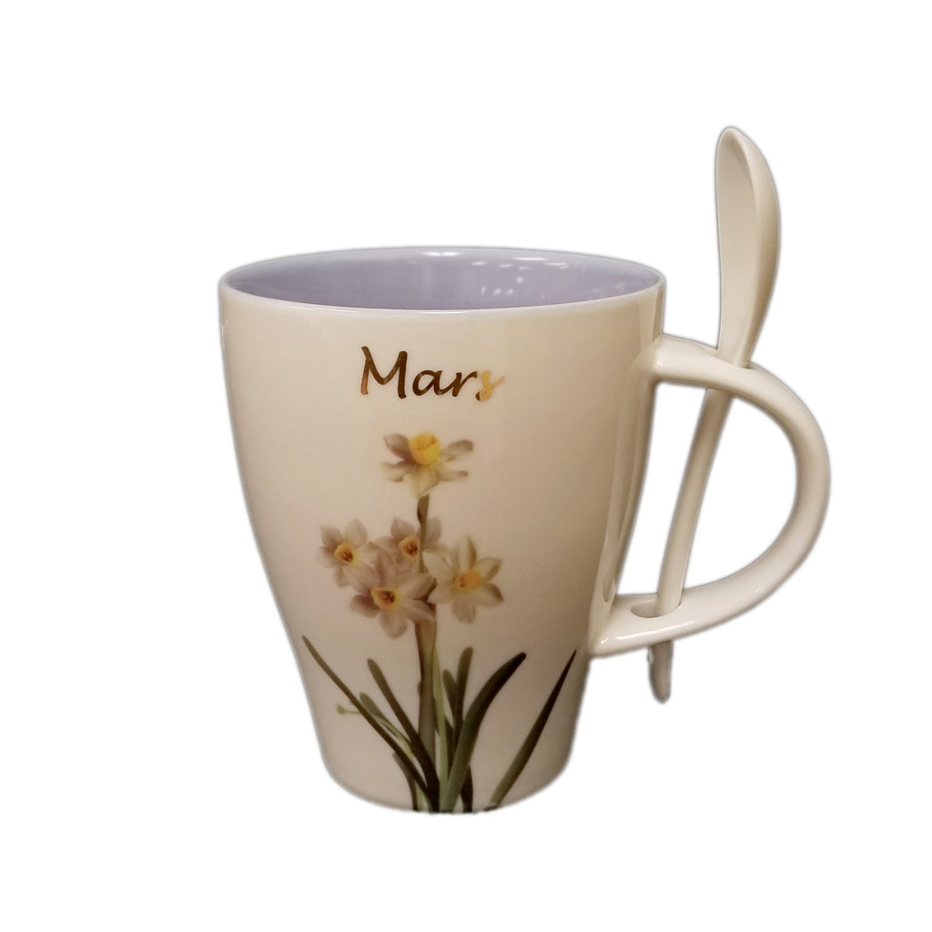 Mars Jonquille Mug And Spoon