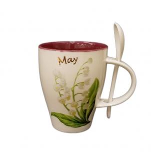 May Lily Of The Valley Mug And Spoon