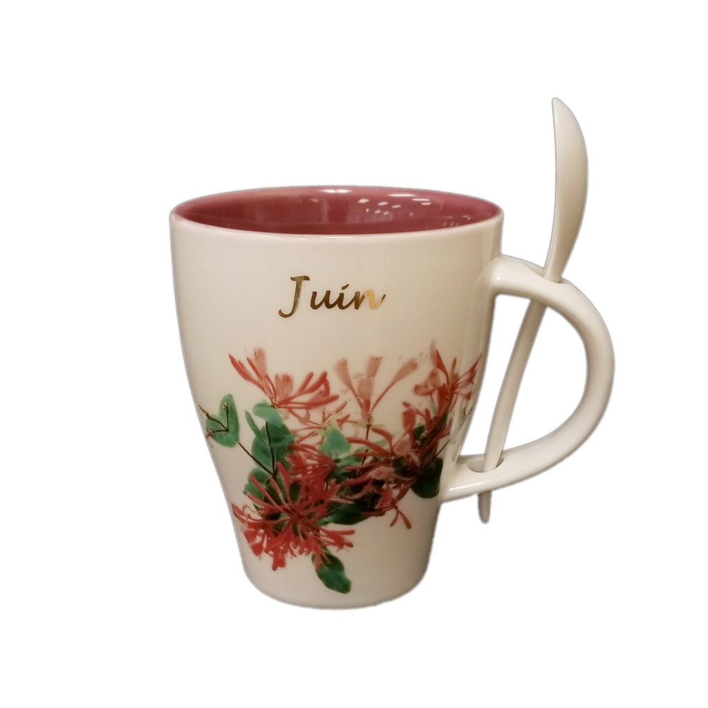 Juin Chèvrefeuille Mug And Spoon